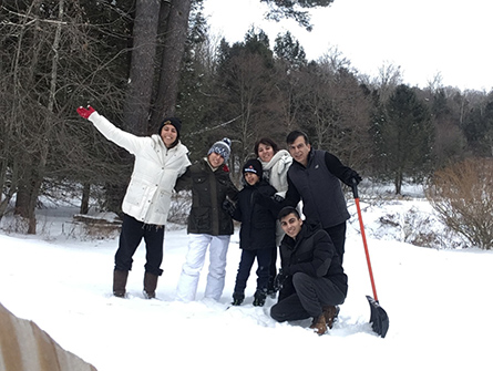 My youngest brother, Ryan, turned 10 this February! We organized our first "Camp Katan" retreat weekend in the Catskills to celebrate – board games, challah and pancakes, smores, tubing. After day one, Ryan said, "This is the most family bonding time we ever had!" and I almost cried.