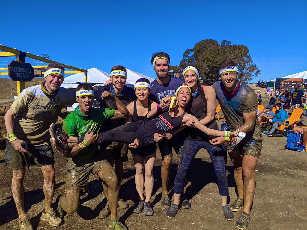 My first Tough Mudder. My roommate inspired our group of friends into doing triathlons and other fun competitions; this one was definitely my favorite.